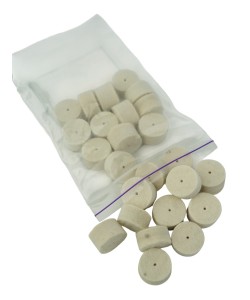 Войлочные патчи ЧИСТОGUN, Cal. 12, диаметр 21 мм (25 штук)