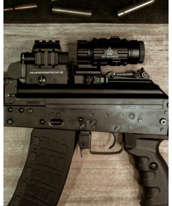 Увеличитель для коллиматора UTG Leapers 3X с быстросъемным откидным кроншт. (SCP-MF3WEQS)