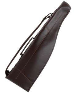 Чехол Vektor К-54 для любого двуствольного ружья в разобранном виде, 76 см, из натуральной кожи