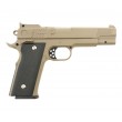 Страйкбольный пистолет Galaxy G.20D (Browning HP) песочный - фото № 2
