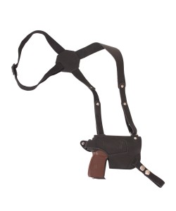 Кобура оперативная «Скиф» (нат. кожа) черная