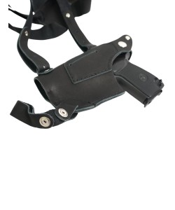 Кобура оперативная «Скиф» (нат. кожа) черная