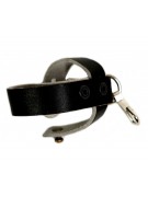 Подвеска для штык-ножа АК (черная кожа)