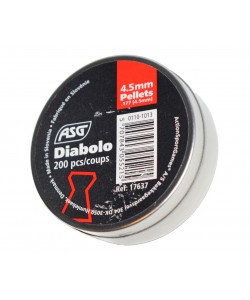 Пули для пневматики ASG Diabolo Match 4,5 мм, 0,47 г (200 штук)