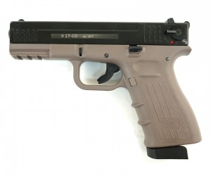 Охолощенный СХП пистолет K17-СО Kurs (Glock 17) 10ТК, песочный/черный