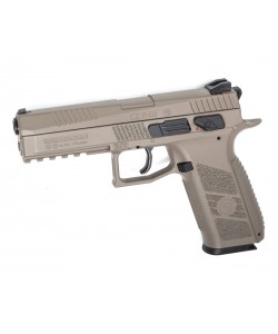 Пневматический пистолет ASG CZ P-09 FDE blowback (пулевой)