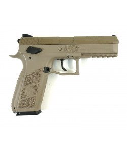 Пневматический пистолет ASG CZ P-09 FDE blowback (пулевой)