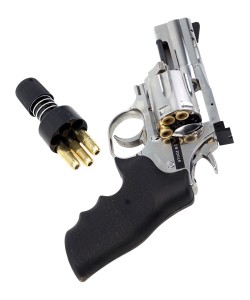 Пневматический револьвер ASG Dan Wesson 715-2,5 (Dan Wesson 1) Silver (пулевой)