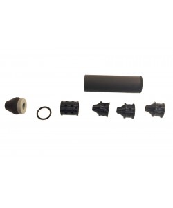 Саунд-модератор 4-камерный для PCP винтовок Hatsan, Kral 5,5-6,35 мм (1/2” UNF) 30x120