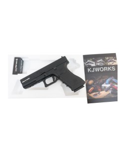 Страйкбольный пистолет KJW KP-17 Glock G17 Gas Black, металл. затвор