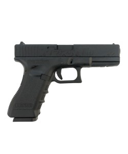 Страйкбольный пистолет KJW KP-17 Glock G17 Gas Black, металл. затвор