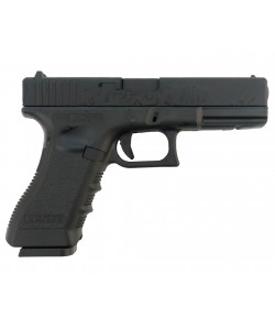 Страйкбольный пистолет KJW KP-17 Glock G17 Gas Black, металл. затвор