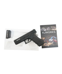 Страйкбольный пистолет KJW KP-18 Glock G18 Gas Black, металл. затвор