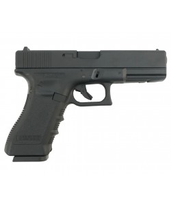 Страйкбольный пистолет KJW KP-18 Glock G18 Gas Black, металл. затвор