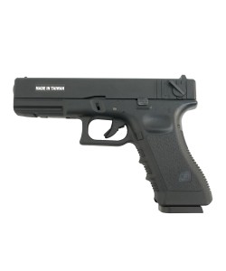 Страйкбольный пистолет KJW KP-18 Glock G18 Gas Black, металл. затвор