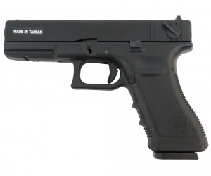 Страйкбольный пистолет KJW KP-18 Glock G18 CO₂ Black, металл. затвор