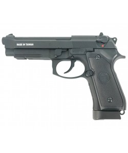 Страйкбольный пистолет KJW Beretta M9A1 CO₂ GBB Black