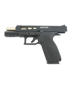 Страйкбольный пистолет KJW KP-13C CZ Custom Gas GBB Black