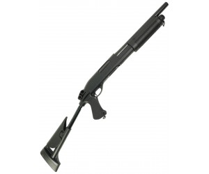 Страйкбольный дробовик Cyma Remington M870 Short, телескоп. приклад, пластик (CM.353)