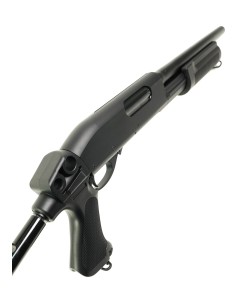 Страйкбольный дробовик Cyma Remington M870 Short, телескоп. приклад, пластик (CM.353)