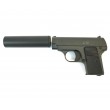 Страйкбольный пистолет Stalker SA25S Spring (Colt 25, с глушителем) - фото № 1