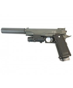 Страйкбольный пистолет Stalker SA5.1S Spring (Hi-Capa 5.1, с ЛЦУ и глушителем)