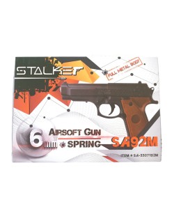 Страйкбольный пистолет Stalker SA92M Spring (Beretta 92 mini)