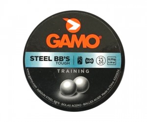 Шарики для пневматики Gamo BB'S стальные 4,5 мм (500 штук)