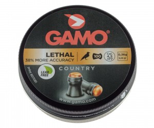 Пули Gamo Lethal 4,5 мм, 0,36 грамм, 100 штук