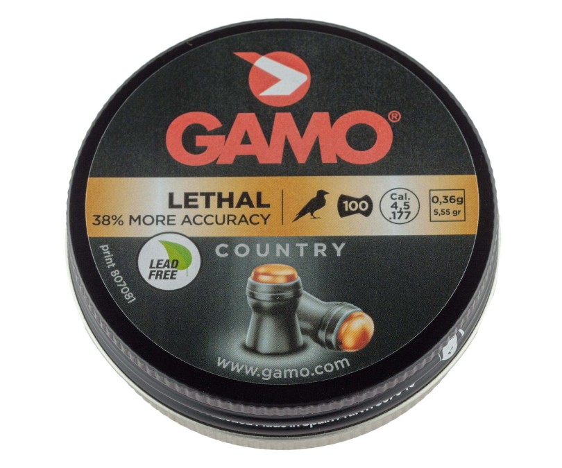 Пули для пневматики Gamo Lethal 4,5 мм, 0,36 г (100 штук)