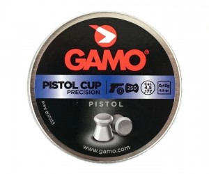 Пули Gamo Pistol Cup 4,5 мм, 0,45 г (250 штук)