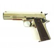 Охолощенный СХП пистолет 1911-СО Kurs (Colt) 10x24, хром - фото № 1
