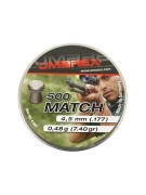 Пули для пневматики Umarex Match Pro 4,5 мм, 0,48 г (500 штук)