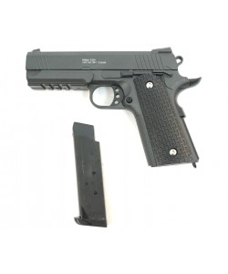Страйкбольный пистолет Galaxy G.25+ (Colt 1911 Rail) с кобурой