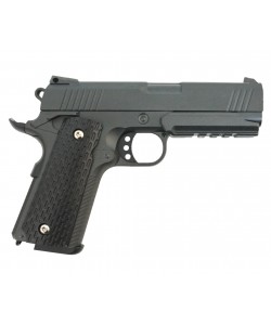 Страйкбольный пистолет Galaxy G.25+ (Colt 1911 Rail) с кобурой