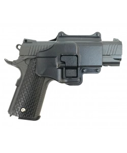 Страйкбольный пистолет Galaxy G.25+ (Colt 1911 Rail) с кобурой