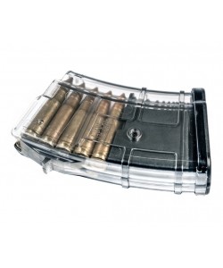 Магазин Pufgun на ВПО-133/Сайга-МК/М (без сухаря) 7,62x39, 10 патронов, полимер (прозрачный)