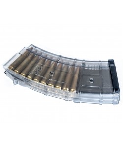 Магазин Pufgun на ВПО-133/Сайга-МК/М (без сухаря) 7,62x39, 20 патронов, полимер (прозрачный)