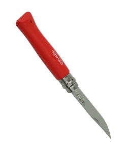 Нож складной Opinel Tradition Colored №08, 8,5 см, нерж. сталь, рукоять граб, красный