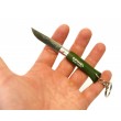 Нож-брелок Opinel Tradition Keyring №04, 5 см, нерж. сталь, граб, хаки   - фото № 4