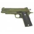 Страйкбольный пистолет Galaxy G.38G (Colt 1911) зеленый - фото № 1