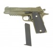 Страйкбольный пистолет Galaxy G.38G (Colt 1911) зеленый - фото № 4