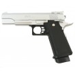 Страйкбольный пистолет Galaxy G.6S (Colt Hi-Capa) серебристый - фото № 1