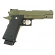 Страйкбольный пистолет Galaxy G.6G (Colt Hi-Capa) зеленый - фото № 2
