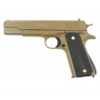 Страйкбольный пистолет Galaxy G.13D (Colt 1911) песочный - фото № 1