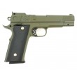 Страйкбольный пистолет Galaxy G.20G (Browning HP) зеленый - фото № 2