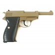 Страйкбольный пистолет Galaxy G.21D (Walther P38) песочный - фото № 2