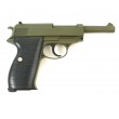 Страйкбольный пистолет Galaxy G.21G (Walther P38) зеленый - фото № 2