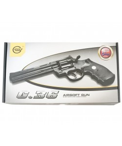 Страйкбольный револьвер Galaxy G.36 (Colt Python)
