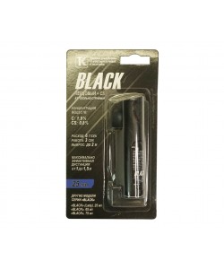 Газовый баллончик Black, 25 мл, в защитном футляре (черный)